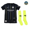 Camiseta Manchester City 2ª Equipación Niños Negro 2018