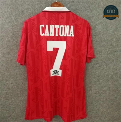 Camiseta 1994 Manchester United 1ª Equipación Rojo (7 Cantona)