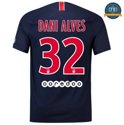 Camiseta PSG 1ª Equipación 32 Dani Alves 2018