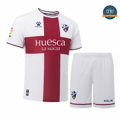 Camiseta SD Huesca 2ª Equipación Junior Blanco/Rojo 2018
