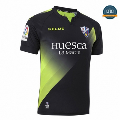 Camiseta SD Huesca 3ª Equipación Negro/Verde 2018