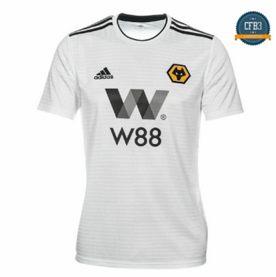 Camiseta Wolverhampton 2ª Equipación Blanco 2018