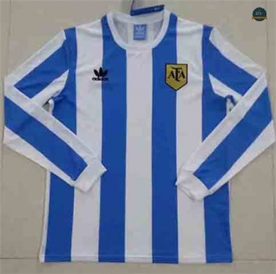 Cfb3 Camiseta Retro 1978 Argentina 1ª Equipación Manga larga