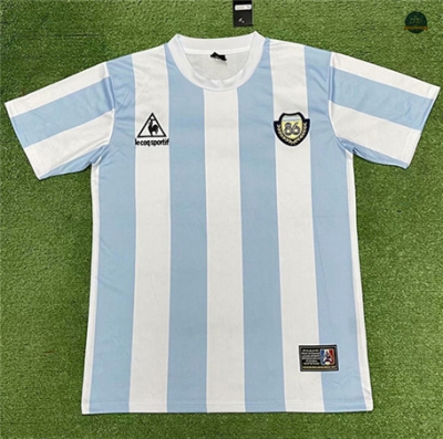 Cfb3 Camiseta Retro 1986 Argentina edición conmemorativa del campeón