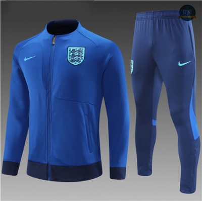 Diseñar Cfb3 Camiseta Chaqueta Chándal Niño Inglaterra Equipación Azul 2022/2023