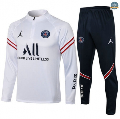 Cfb3 Chandal PSG Jordan Equipación Blanco 2021/2022