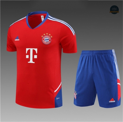 Comprar Cfb3 Camiseta Entrenamiento Bayern Munich Niño + Pantalones Equipación Rojo 2022/2023
