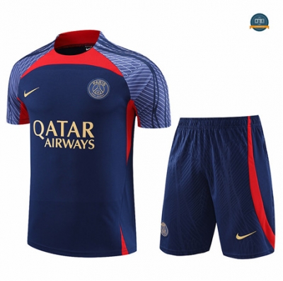 Comprar Cfb3 Camiseta Entrenamiento Paris Paris Saint Germain + Pantalones Equipación Azul 2023/2024
