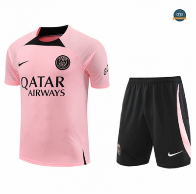 Nuevas Cfb3 Camiseta Entrenamiento Paris Paris Saint Germain + Pantalones Equipación Rosa 2022/2023
