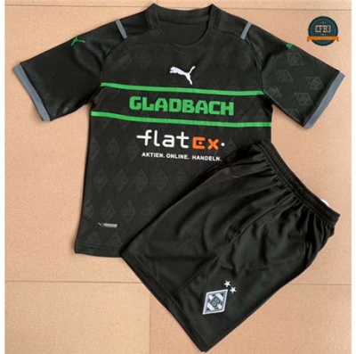 Cfb3 Camisetas Borussia Monchengladbach Niños Negro 2021/2022