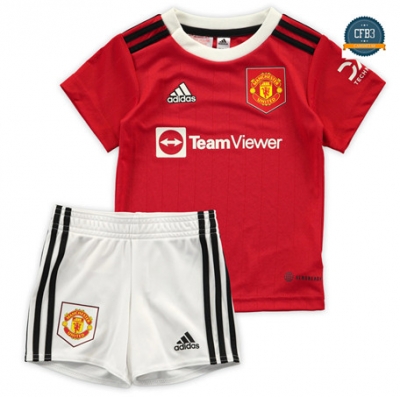 Cfb3 Camiseta Manchester United Niños 1ª Equipación 2022/2023