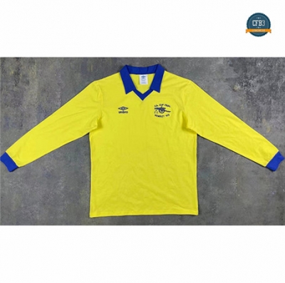 Cfb3 Camisetas Rétro 1971-1979 Arsenal 2ª Equipación Manga larga