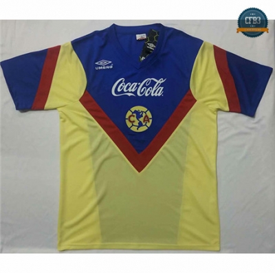 Cfb3 Camisetas Classic 1988 CF America Amarillo