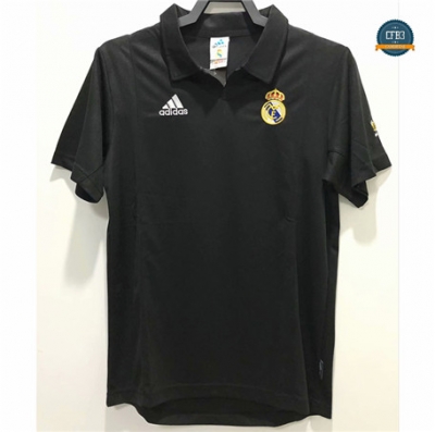 Cfb3 Camisetas Rétro 2002-2003 Real Madrid 2ª Equipación Champions League