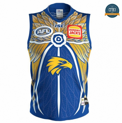 Cfb3 Camiseta Rugby AFL West Coast Eagles edición de recuerdo 2019/2020