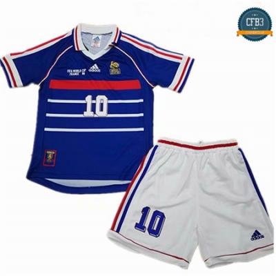 Cfb3 Camiseta RetroFrancia Niños 1ª Equipación 1998