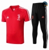Cfb3 Camisetas D190 Entrenamiento Juventus Rojo/Negro 2019/2020 Cuello V