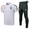 Cfb3 Camiseta Manchester United POLO + Pantalones Equipación Blanco 2021/2022