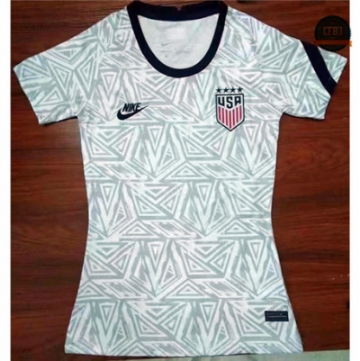 Cfb3 Camiseta EEUU Mujer Equipación Blanco 2021/2022