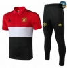 Cfb3 D170 Entrenamiento Manchester United POLO + Pantalones Rojo/Negro 2019/2020