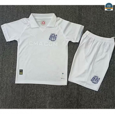 Cfb3 Camiseta futbol Marsella Niños Equipación conmemorativa Edition Blanco 2024/2025