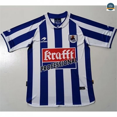 Cfb3 Camiseta futbol Retro 2002-03 Real Sociedad 1ª Equipación