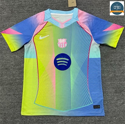 Camiseta futbol Barcelona Equipación Fluorescent Amarillo 2025/2026