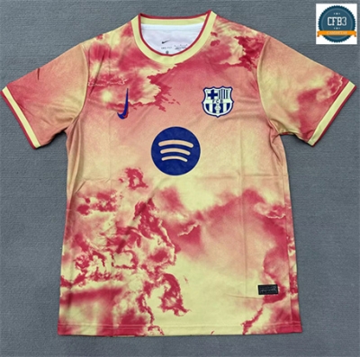 Camiseta futbol Barcelona Equipación Orange/rojo 2025/2026