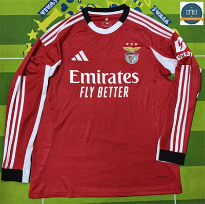 Camiseta futbol Benfica Equipación 1ª Equipación Manga Larga 2025/2026