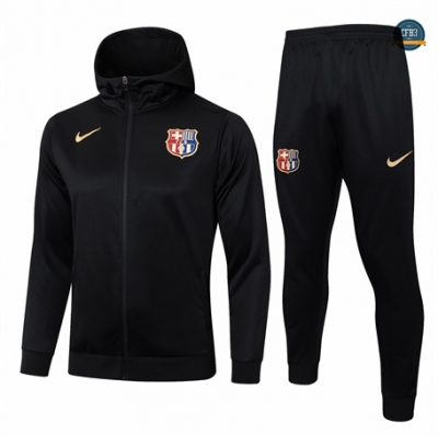 Nuevas Chaqueta Chándal Barcelona Niños Equipación Sombrero negro 2024/2025