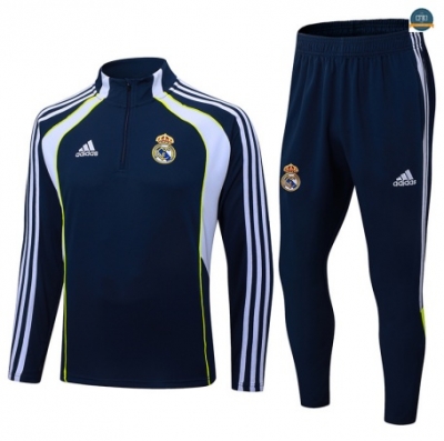 Diseño Chándal Fútbol Real Madrid Enfant Equipación Azul marino/Blanco 2025/2026