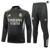 Outlet Chándal Fútbol Real Madrid Enfant Equipación Gris/verde 2025/2026