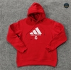 Crear Sudadera con Capucha Real Madrid Equipación rojo 2024/2025