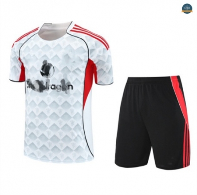 Venta Manchester United + Pantalón Equipación Blanco/negro/rojo 2025/2026