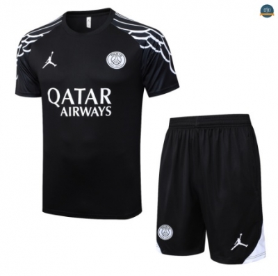 Diseño Camiseta PSG + Pantalón Equipación negro/Blanco 2025/2026