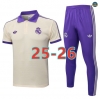 Nuevas Real Madrid Polo + Pantalones Equipación albaricoque/Violeta 2025/2026