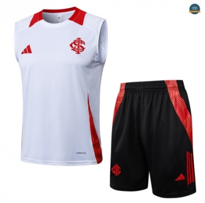 Crear sin mangas SC Internacional Equipación Blanco/negro/rojo 2025/2026