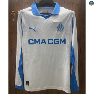 Camiseta futbol Marsella 1ª Equipación Manga Larga 2025/2026