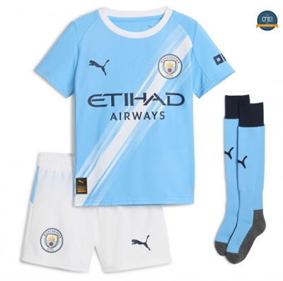 Todo Camiseta futbol Manchester City Niño 1ª Equipación Azul 2025/2026