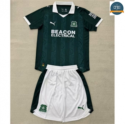 Camiseta futbol Plymouth Niño 1ª Equipación 2025/2026