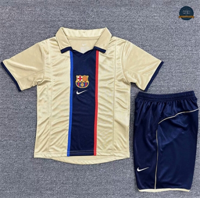 Crear Camiseta futbol Retro 2001-02 Barcelona Niño 2ª Equipación