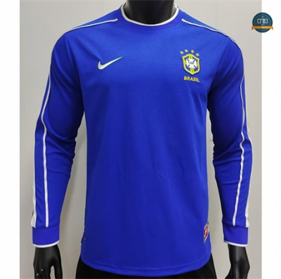 Venta Camiseta Retro 1998 Brasil 2ª Equipación Manga Larga