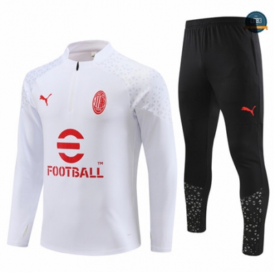 Nuevas Cfb3 Chándal AC Milan Equipación Blanco 2023/2024 replicas