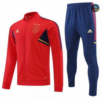 Cfb3 Camiseta Chaqueta Chándal Ajax Equipación Rojo 2022/2023 C009