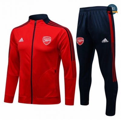 Cfb3 Chaqueta Chandal Arsenal Equipación Rojo/Azul Oscuro 2021/2022