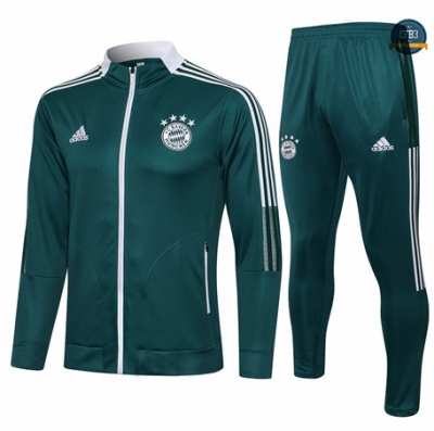 Cfb3 Chaqueta Chandal Bayern Munich Equipación verde negruzco 2021/2022