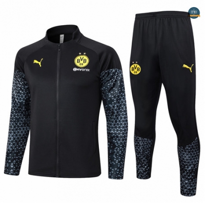 Cfb3 Camisetas Chaqueta Chándal Borussia Dortmund Equipación negro 2024/2025