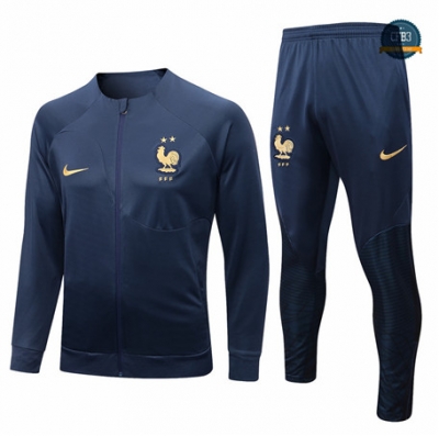 Cfb3 Camiseta Chaqueta Chandal Francia Equipación Azul 2022/2023 f097