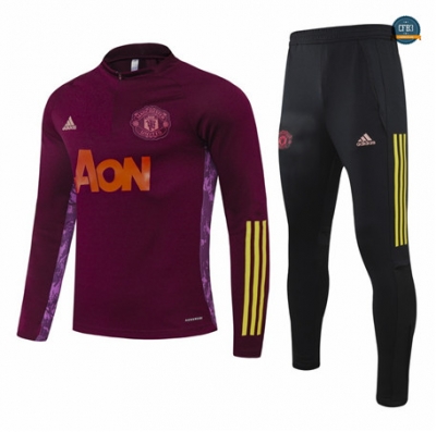 Cfb3 Chándal Manchester United Equipación Jujube Rojo champions league 2020/2021