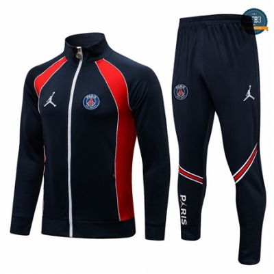 Cfb3 Chaqueta Chandal PSG Jordan Equipación Azul Marino/Blanco 2021/2022